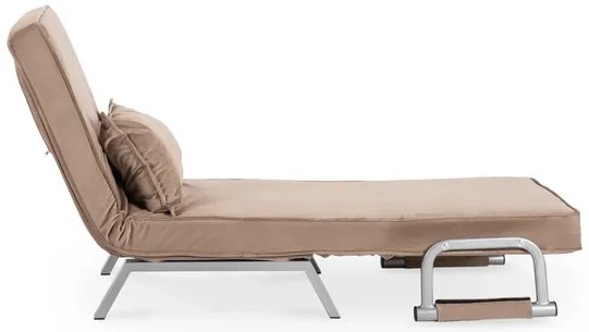 Kreslo pohovka rozkladacia PRATO bežová - vintino.sk