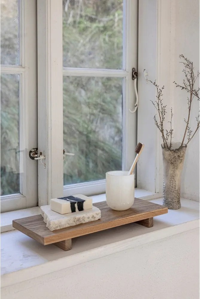 Krémový sklenený téglik na zubné kefky Opal – Mette Ditmer Denmark