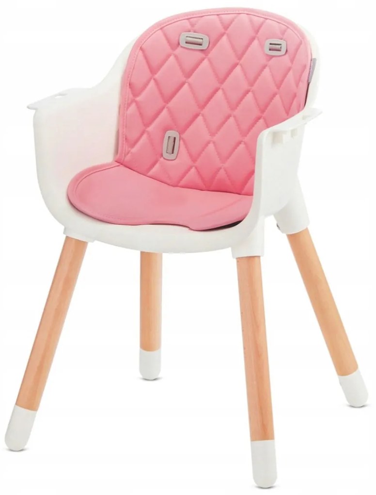 Vulpi Detská stolička na kŕmenie Baby Tiger 2v1 Farba: ružová