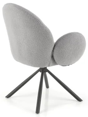 Jedálenská stolička KIVA 1 ks sivá