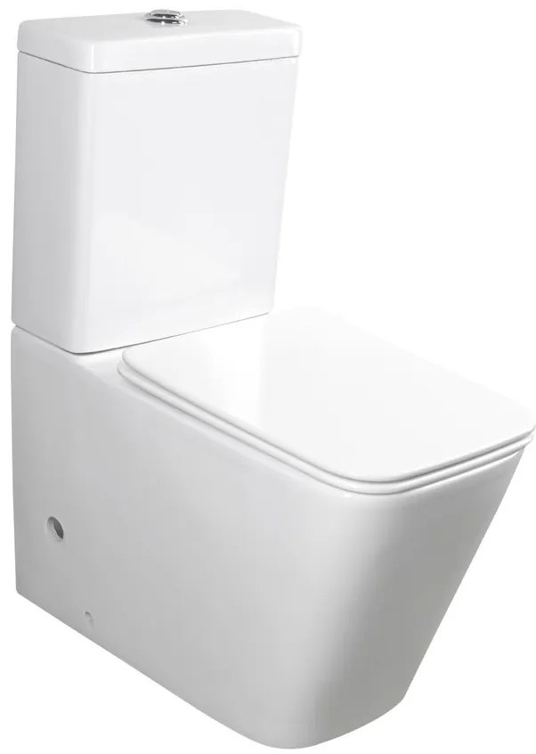 Sapho Sapho, PORTO WC kombi misa s nádržkou Rimless , spodný/zadný odpad, PC102WR