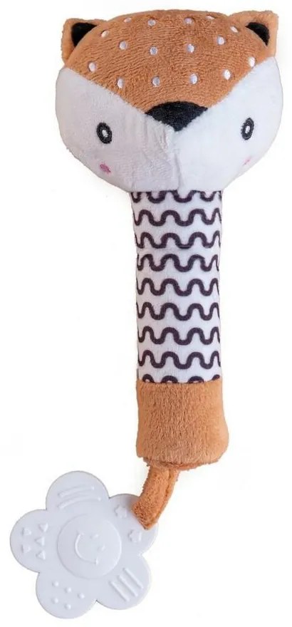 Pískátko / hryzátko babyted Srnček plyš 25 cm, hnedá