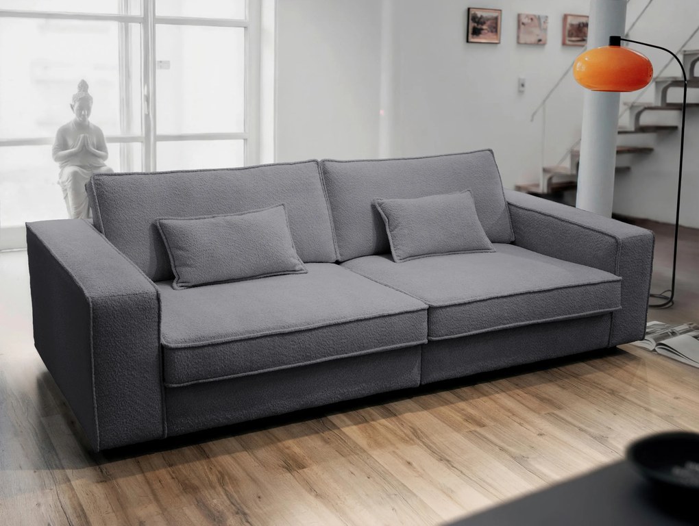 XXXLutz VEĽKÁ POHOVKA, plast, textil, kompozitné drevo, antracitová MID.YOU - Sedačky - 000694009501
