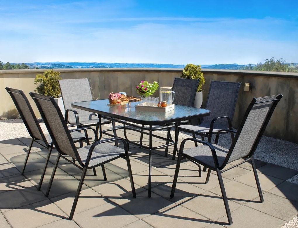 Garden Line PRAVOUHLÝ ZÁHRADNÝ STÔL 150 x 90 x 70 cm