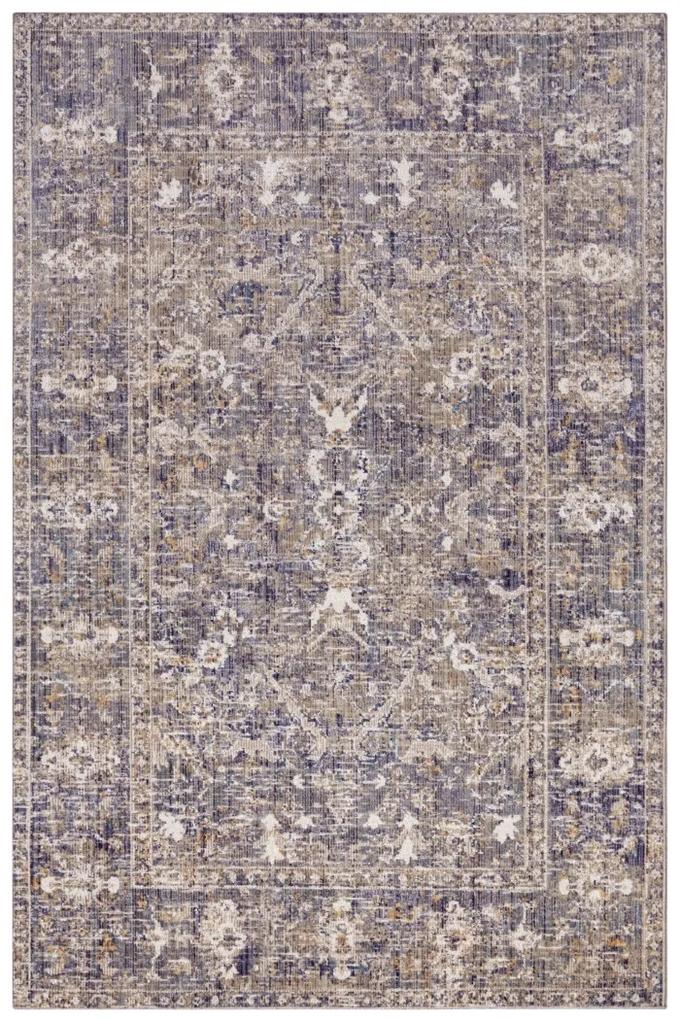 Nouristan - Hanse Home koberce Kusový koberec Cairo 105588 Port Said Cream Blue – na von aj na doma - 160x235 cm