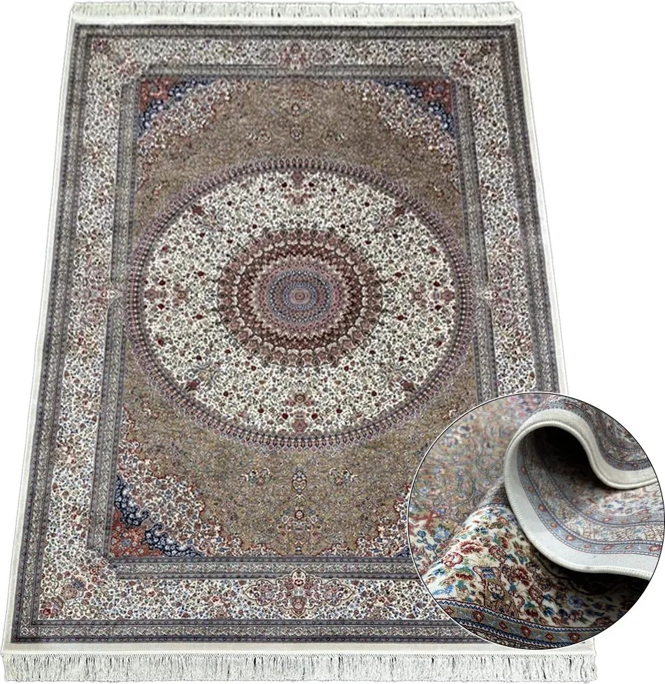 Koberec Anatolia Silk 32510 krémový s orientálnym vzorom – obdĺžnik Rozmer: 200x290 cm