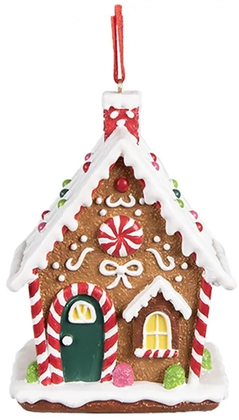 Závesná ozdoba perníková chalúpka Gingerbread House - 7*5*9 cm
