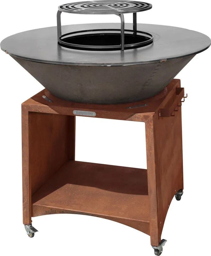 Gril Strend Pro Fiesta, prevedenie rust, oceľ, priemer 100 cm, s ohniskom ()