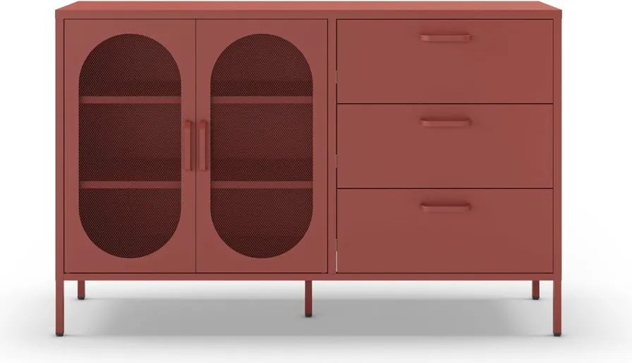 Komoda v tehlovej farbe 140x90 cm Diora – Marckeric