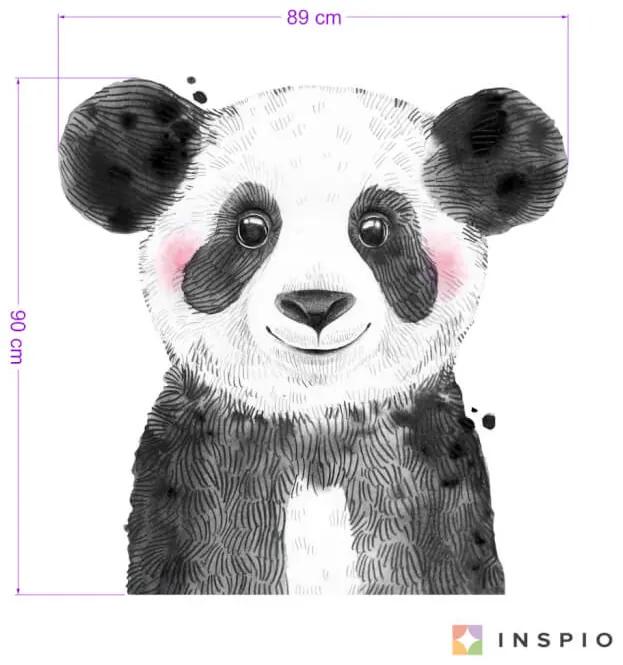 Nálepka - Veľká panda v čiernobielej