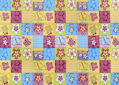 Koberce Breno Metrážny koberec BUTTERFLY 57, šíře role 300 cm, ružová, viacfarebná