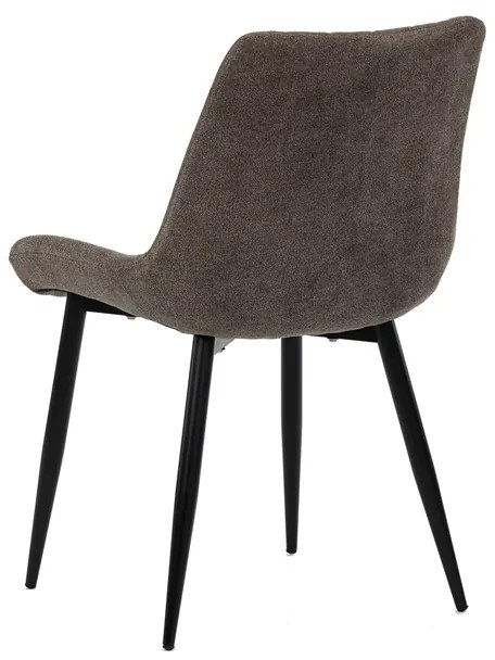Autronic BONTEC Jedálenská stolička, hnedá, látka, DCL-218 BR2 Farba: Červená