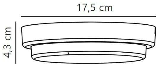 Nordlux -LED Vonkajšie nástenné svietidlo CUBA LED/6,5W/230V IP54 pr. 17,5 cm biela