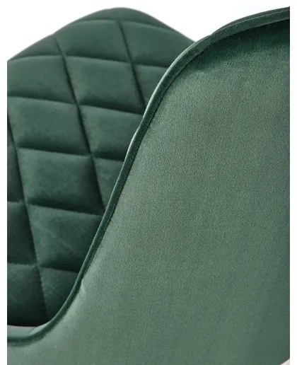 Jedálenská stolička RESTIVO 1 ks tmavozelená