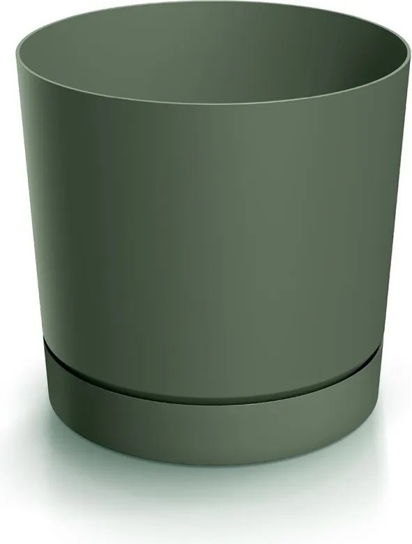 Plastový kvetináč TUBOS P s miskou - výber z 7 prevedení