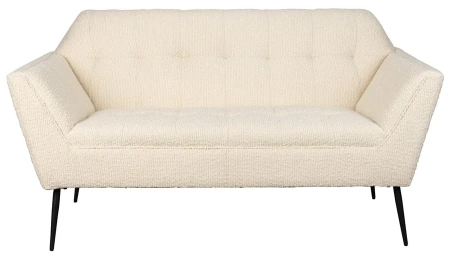 Krémová pohovka z textílie buklé 150 cm Kate – Dutchbone