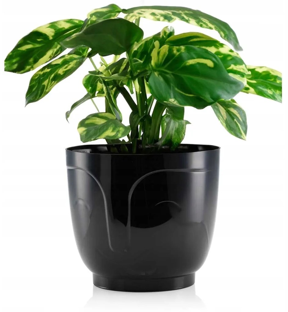 Kvetináč ZOE 16 cm čierny