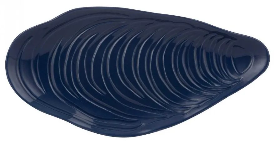 Mason Cash Námornícky servírovací tanier s veľkou mušľou, námornícka modrá, 2002.160