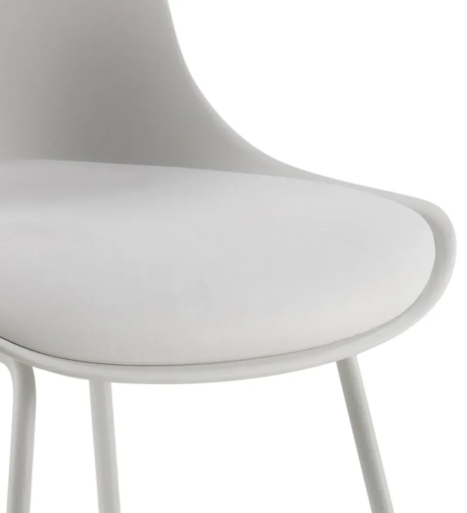 Barová židle Tina 94 cm bílá