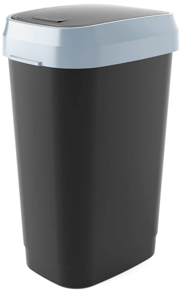 KIS Kôš na odpad Dual Swing Bin L - 50L, čierny
