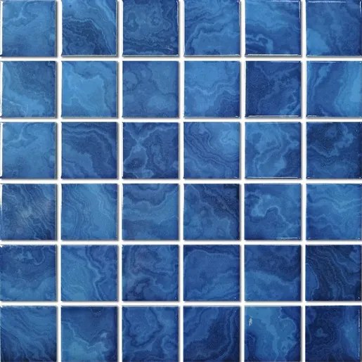 Keramická mozaika Premium Mosaic dark blue 31x31 cm mat MOSBH25M