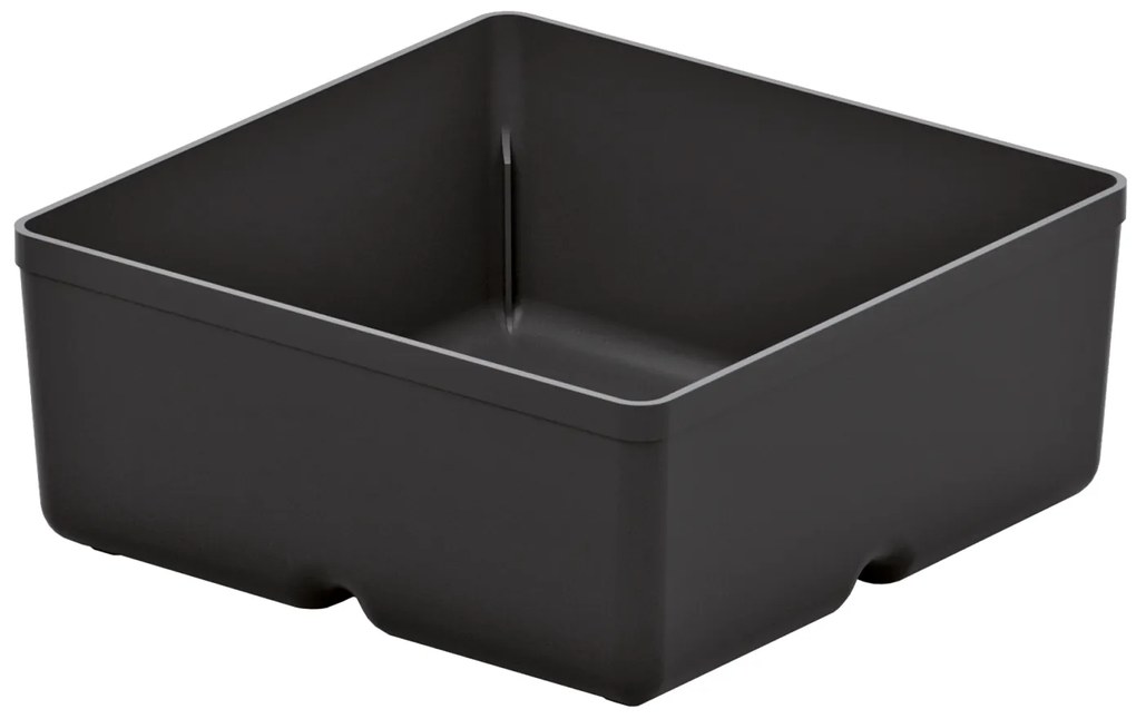 Sada úložných boxů 4 ks UNITEX 11 x 11 x 11,2 cm černá