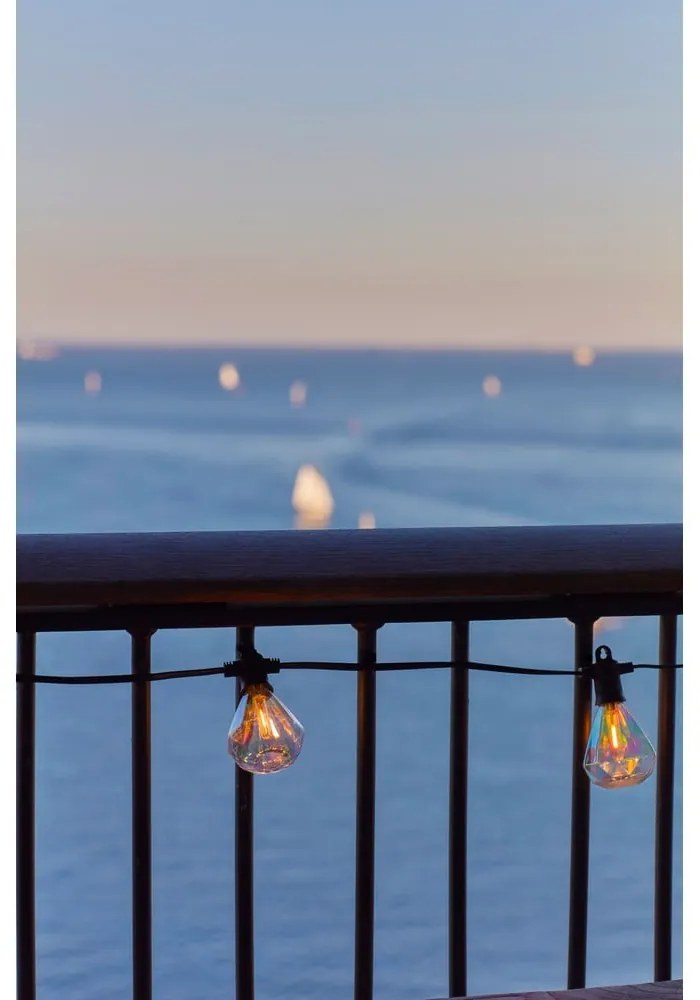 Svetelná reťaz počet žiaroviek 10 ks do zásuvky/solárna dĺžka 300 cm Marcus – Sirius