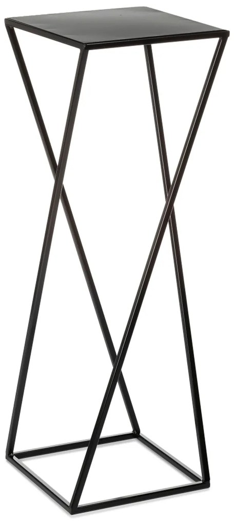 STOJAN NA KVETINÁČ LOFT2 70X24X24 CM ČIERNA
