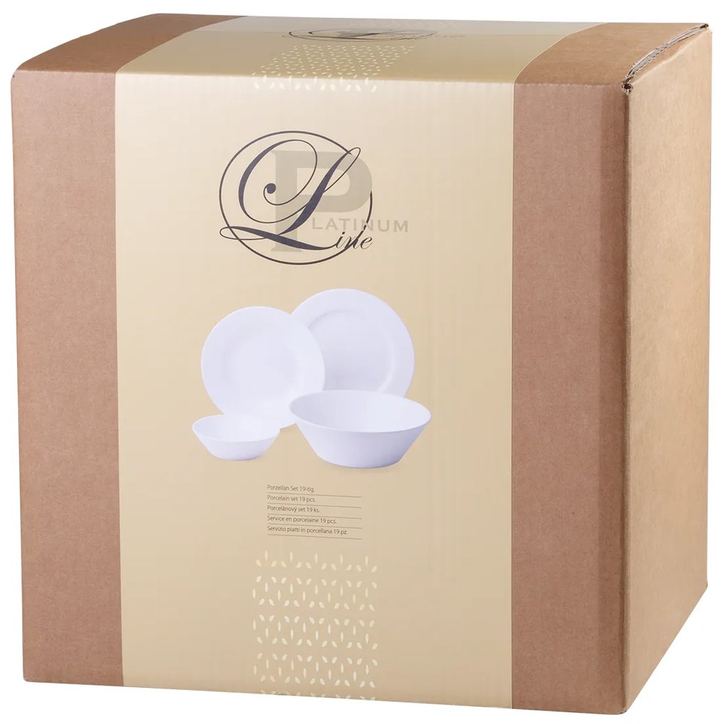 Porcelánový set 19 ks – Premium Platinum Line - w0031