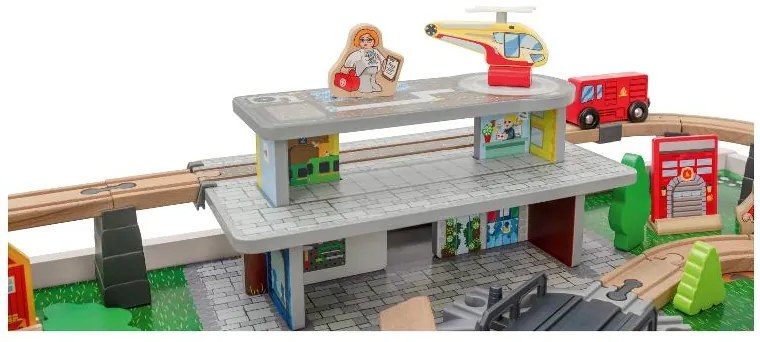 lupilu® Drevená stolná železnica (100394898)