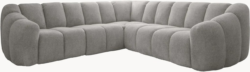 Ženilková rohová pohovka Shell