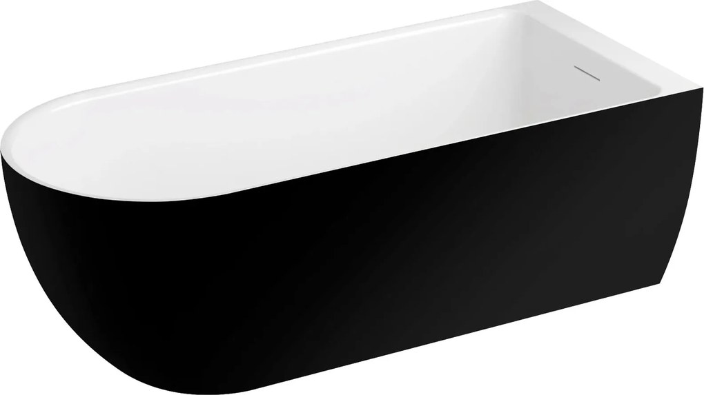 Polimat Akrylátová voľne stojaca vaňa k stene Murena 170x75 POLIMAT-Rozmery: 170x75, POLIMAT-Farba vane: Biela / biela mat