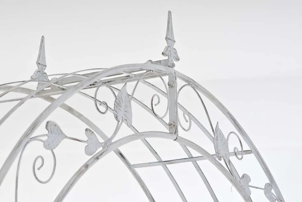 Oblúk na ruže Emma - Biela antik