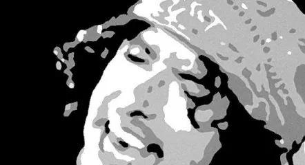 Ručne maľovaný POP Art obraz Bob Dylan