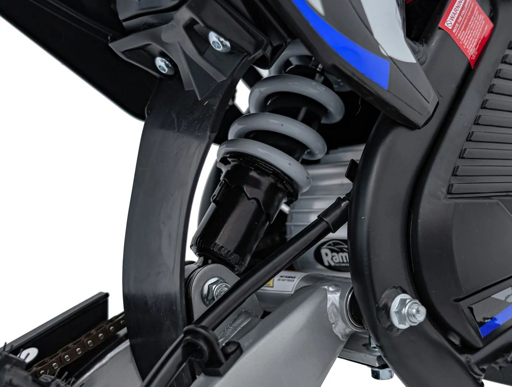 Elektrický detský PIT BIKE s batériovým motorom - modrý