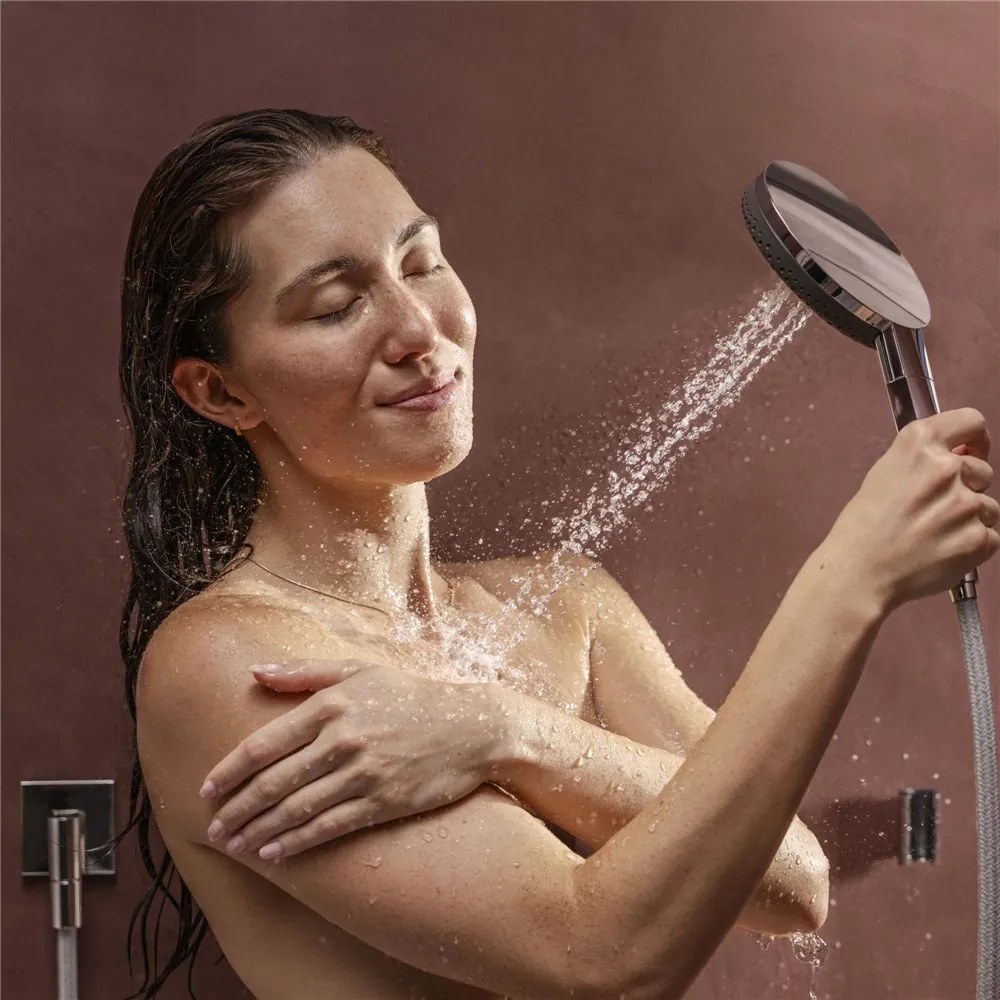 HANSGROHE Raindance Alive Select S ručná sprcha 3jet EcoSmart+, priemer 125 mm, chróm, 24512000