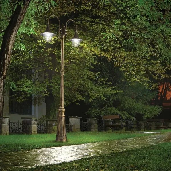 Ideal Lux - Vonkajšia lampa CIMA 2xE27/52W/230V 216 cm IP43 patina