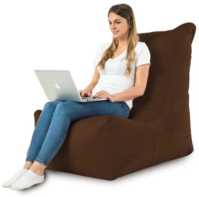 INTERMEDIC SK Sedací vak Distinto Plyš Farba: 4. hnedý