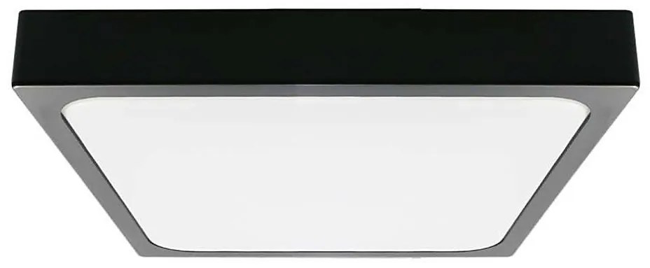 LED Kúpeľňové stropné svietidlo LED/30W/230V 6500K IP44 42x42 cm čierna