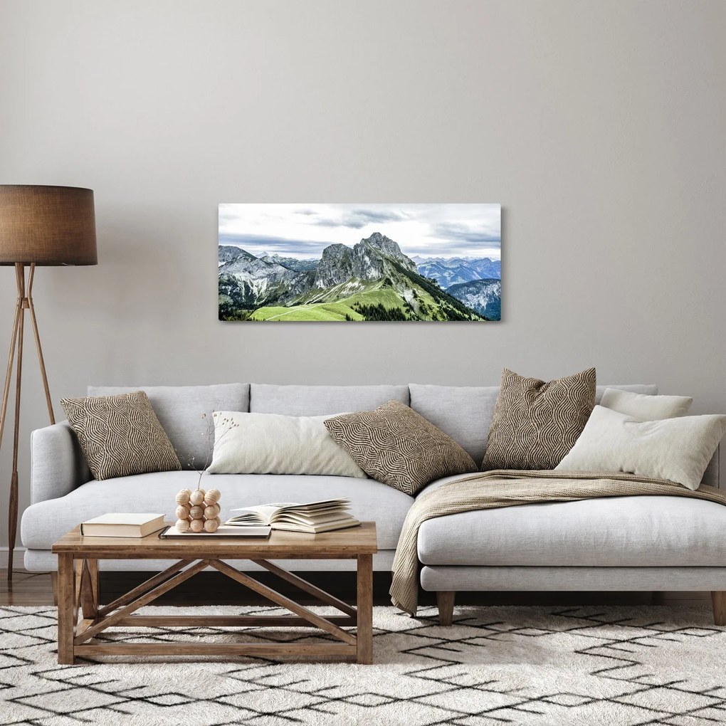 Obraz - Vrcholy hôr (120x50 cm)