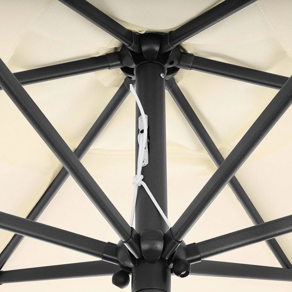 Záhradný slnečník PLUGO 210 cm béžový