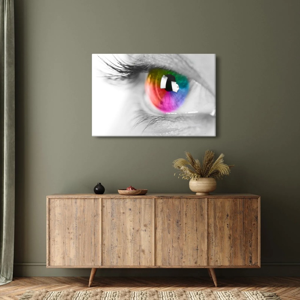 Obraz - Očná dúhovka (90x60 cm)