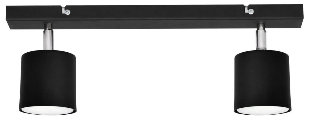 Bodové svietidlo PUNTA 2xGX53/10W/230V čierna