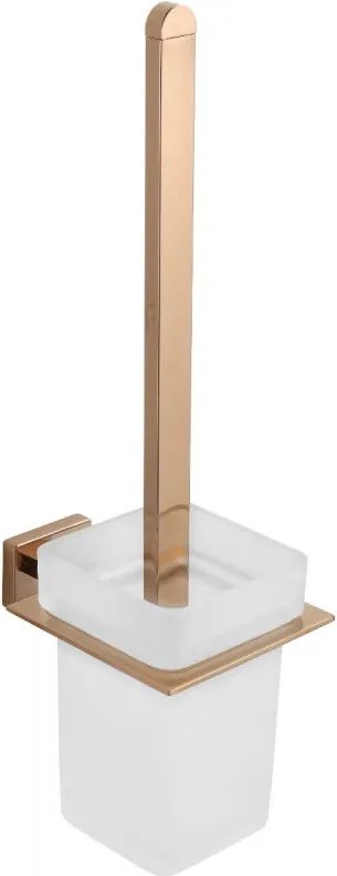 Mexen Arno WC kefa, zlatoružová - 7020750-60