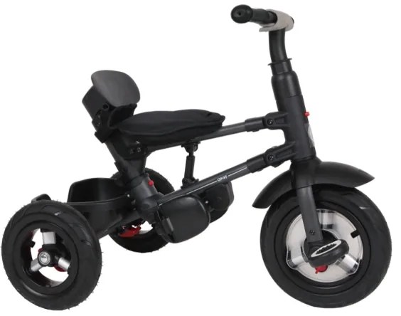 QPlay - Detská trojkolka 3v1 RITO AIR šedá