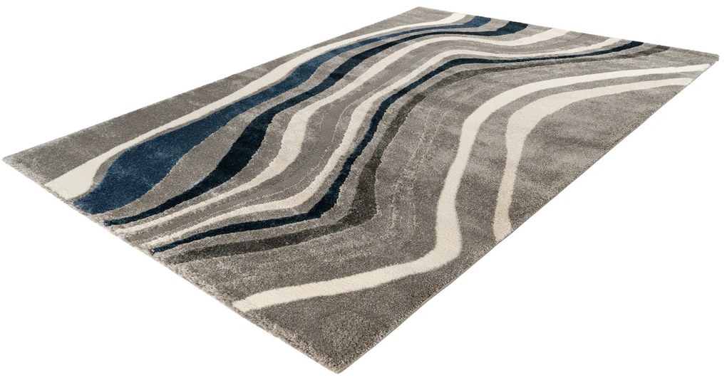 Obsession, Kusový koberec My Frisco 283 Blue, 240x330, modrá, obývacia izba