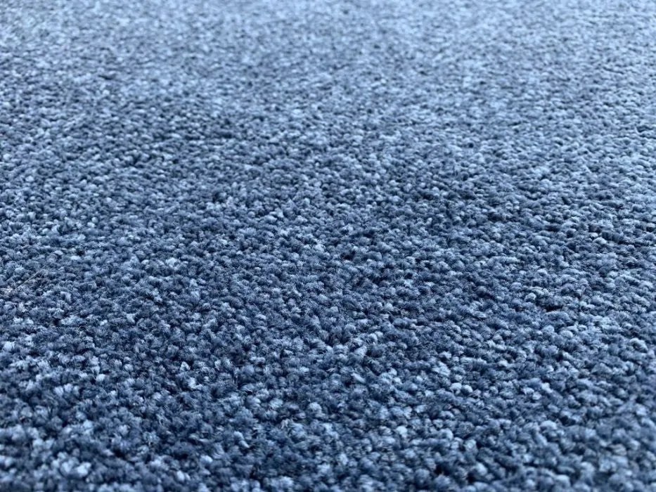 Vopi koberce Metrážový koberec Eton Exclusive tmavě modrý - Rozměr na míru s obšitím cm