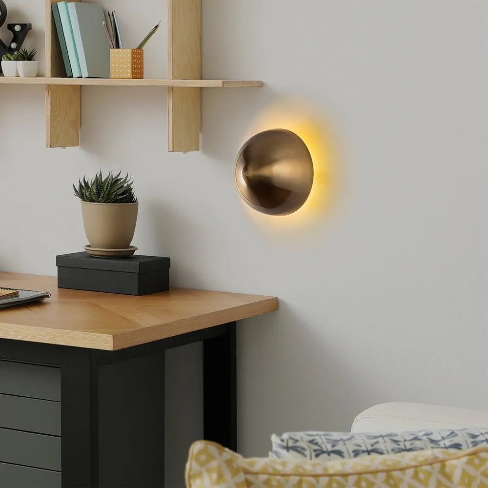 Nástenné svietidlo v bronzovej farbe ø 20 cm Fungal – Opviq lights