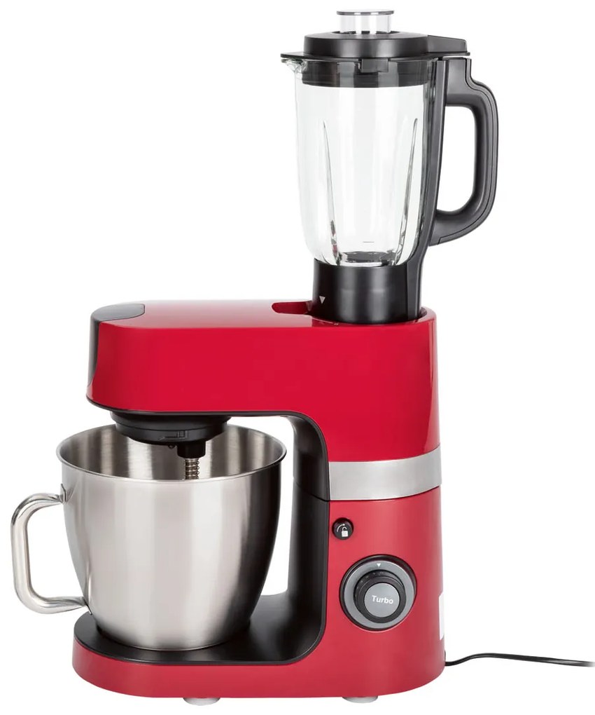 SILVERCREST® KITCHEN TOOLS Profesionálny kuchynský robot SKMP 1300 D3, červená (100353863)