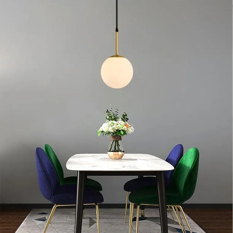 Toolight - Stropné sklenené svietidlo APP431-1CP, biela-zlatá, OSW-00560